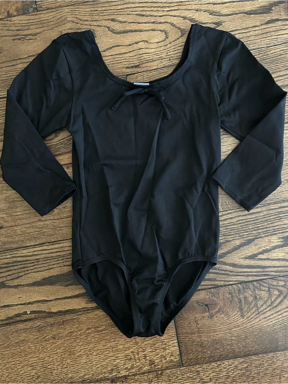 Girls' size 5/6 Black Dance Leotard with Front Bow